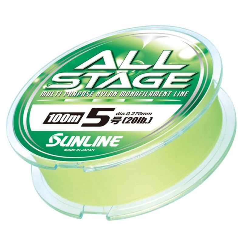 Sunline All Stage 100M 20LB/#5 Yellow Green