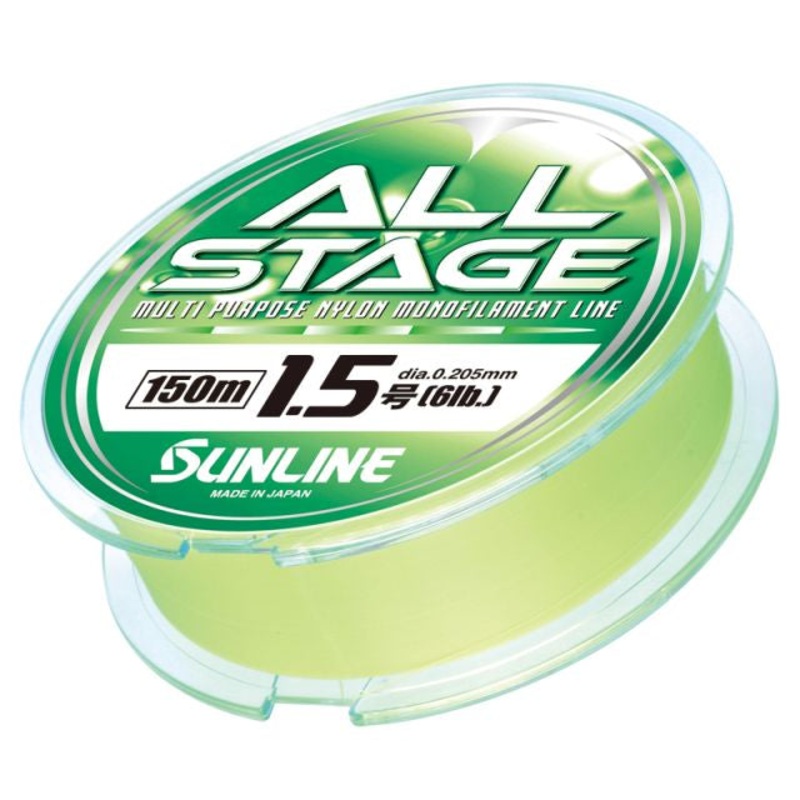 Sunline All Stage 150M 6LB/#1.5 Yellow Green