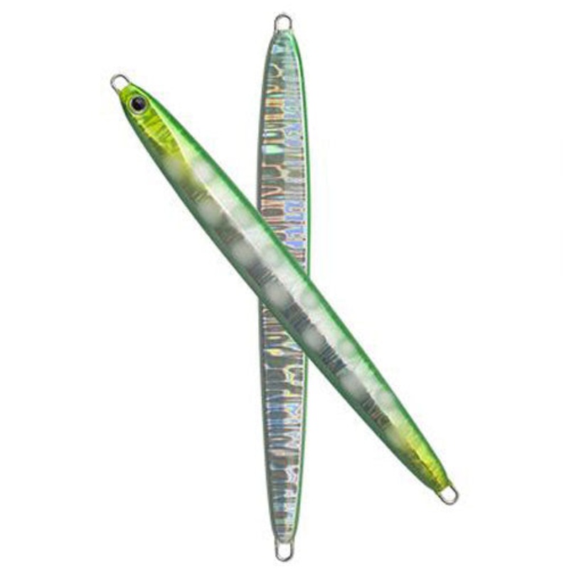 Anglers Republic Metal Jig Slow Brat L 130g Lime Stardust