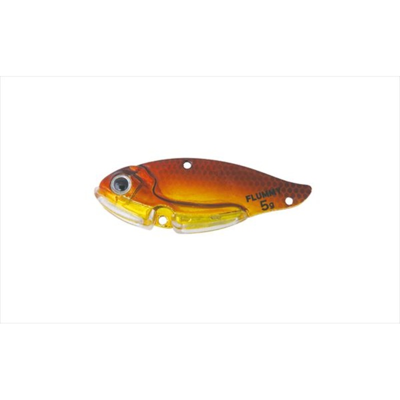 Bottom Up Bass Lure FLUMMY 5g Burning Shad