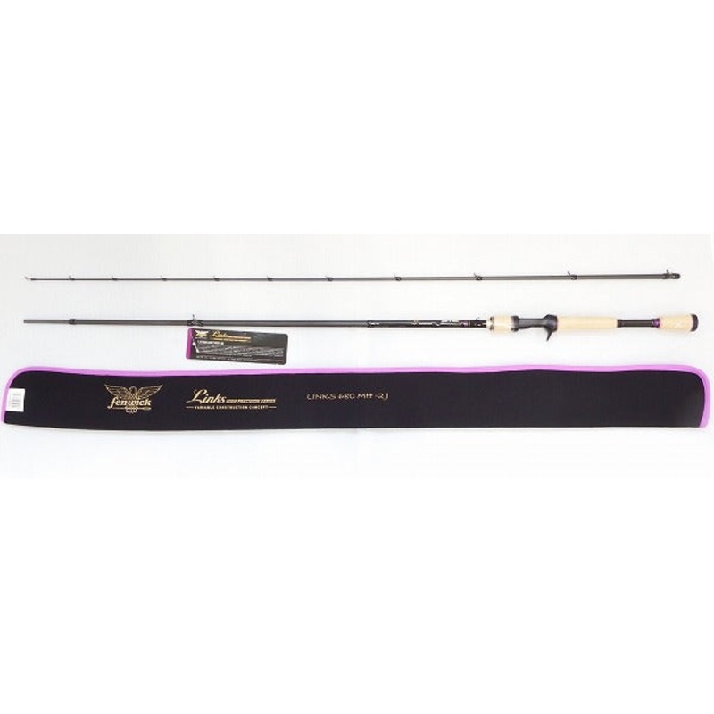 Timco Bass Rod Fenwick Links LINKS68CMH-2J (2-piece bait)