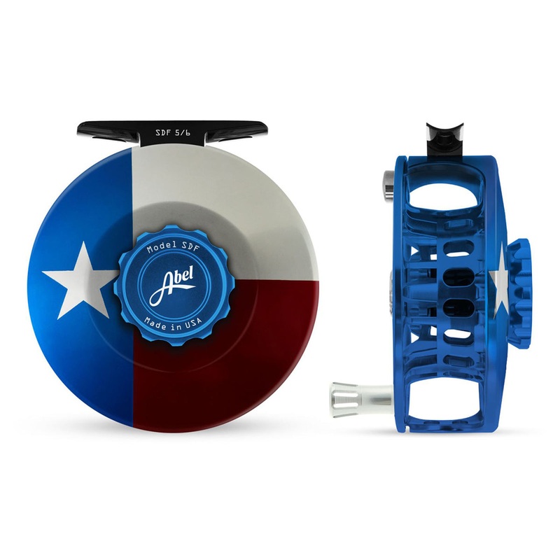 Abel SDF Reel Solid 5/6 TX Flag Edition with Platinum Handle