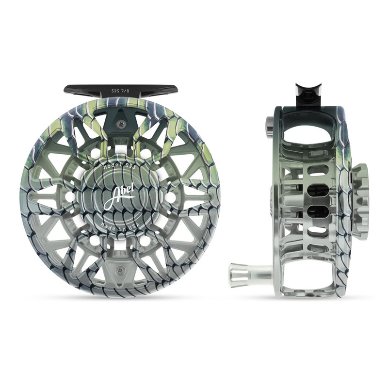 Abel SDS Reel 7/8 Ported Bonefish with Bonefish Drag Knob and Platinum Handle