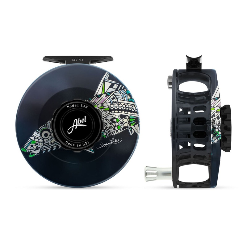 Abel SDS Reel Solid 7/8 Larko Bonefish with Platinum Handle