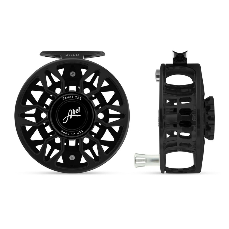 Abel SDS Reel 11/12 Ported Black with Platinum Handle