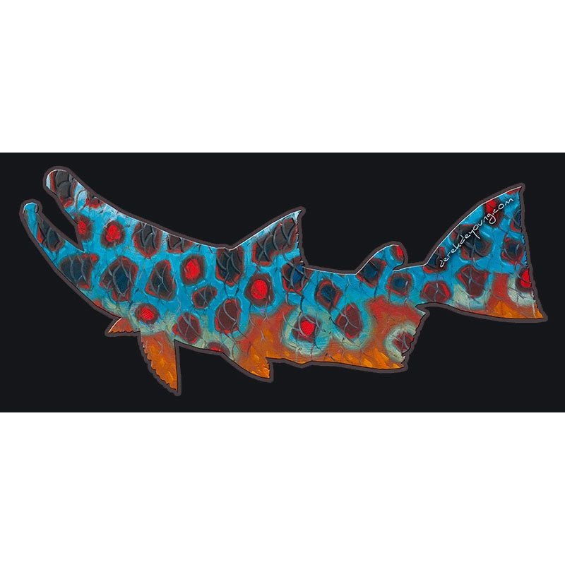DeYoung New Brown Trout Flank Sticker