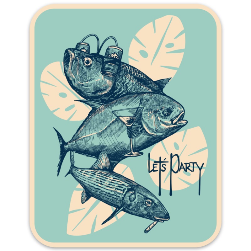 Let's Party Sticker