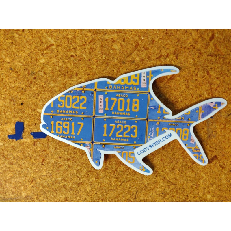 Permit License Plate Sticker