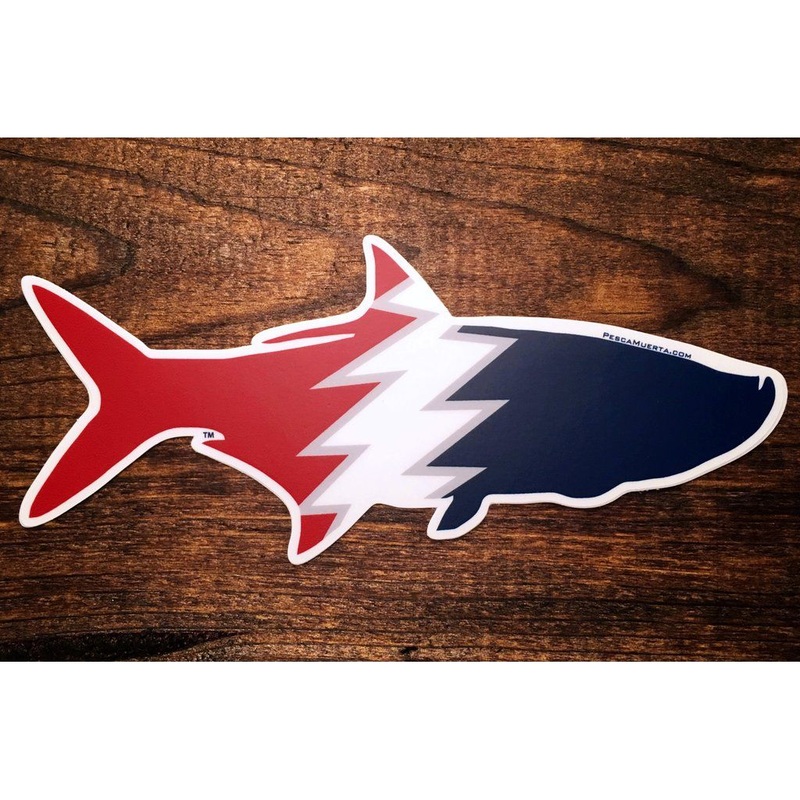 Pesca Muerta Tarpon Sticker - Grateful