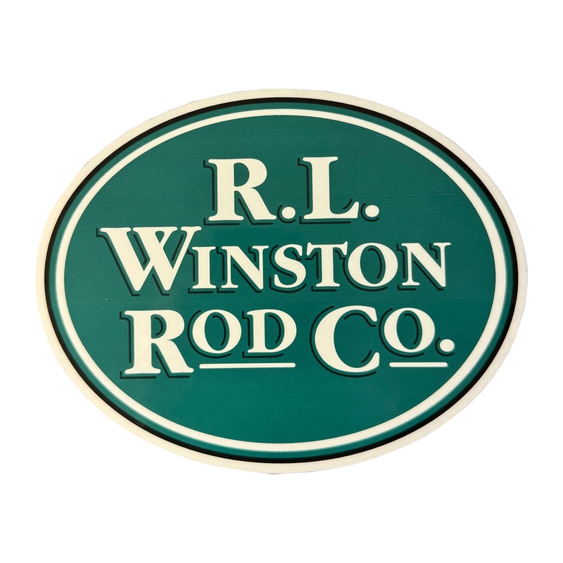 R.L. Winston Medium Sticker Green 5"