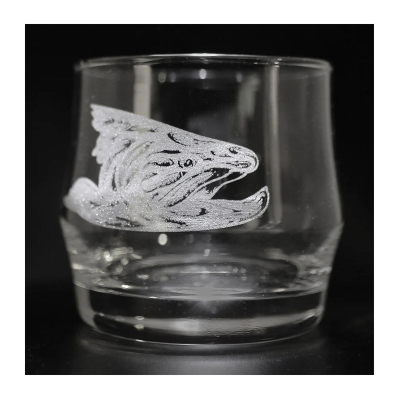 Rep Your Water Trout Streamer Rocks Glass
