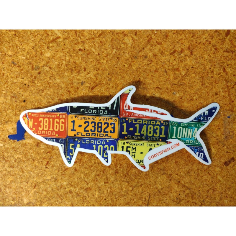 Tarpon License Plate Sticker