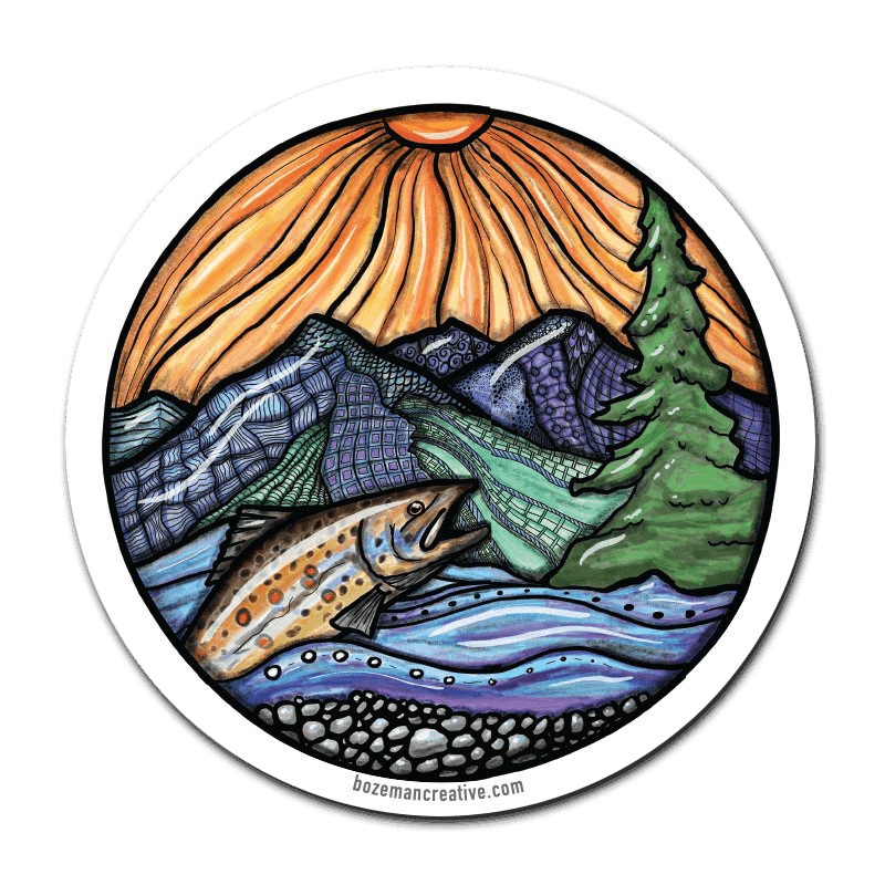 Trout Creative Sticker