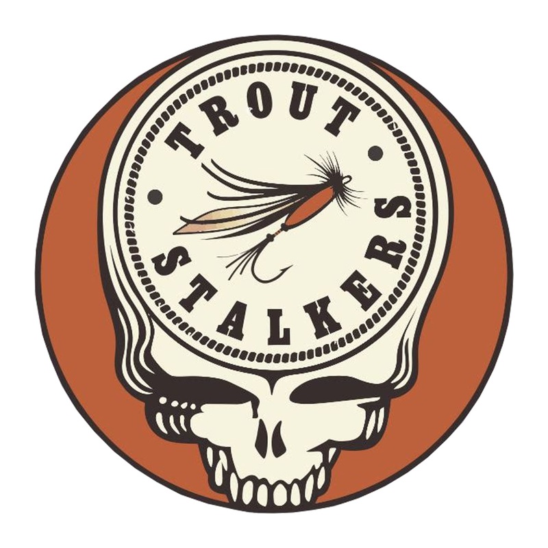 Trout Stalkers Steal Your Face Sticker