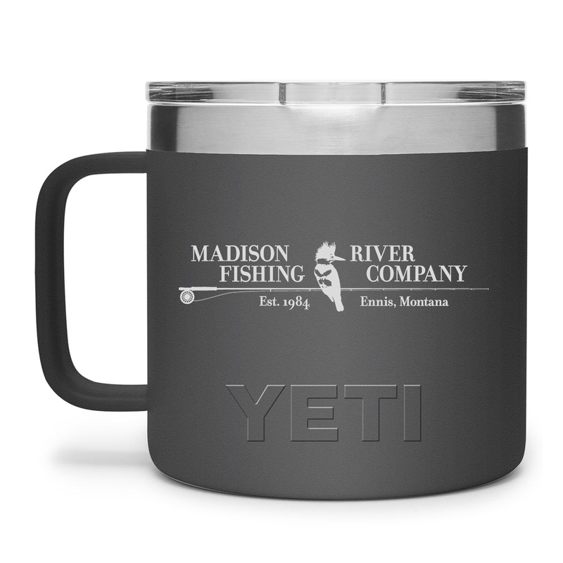 YETI MRFC Logo Rambler 14 oz Mug Charcoal