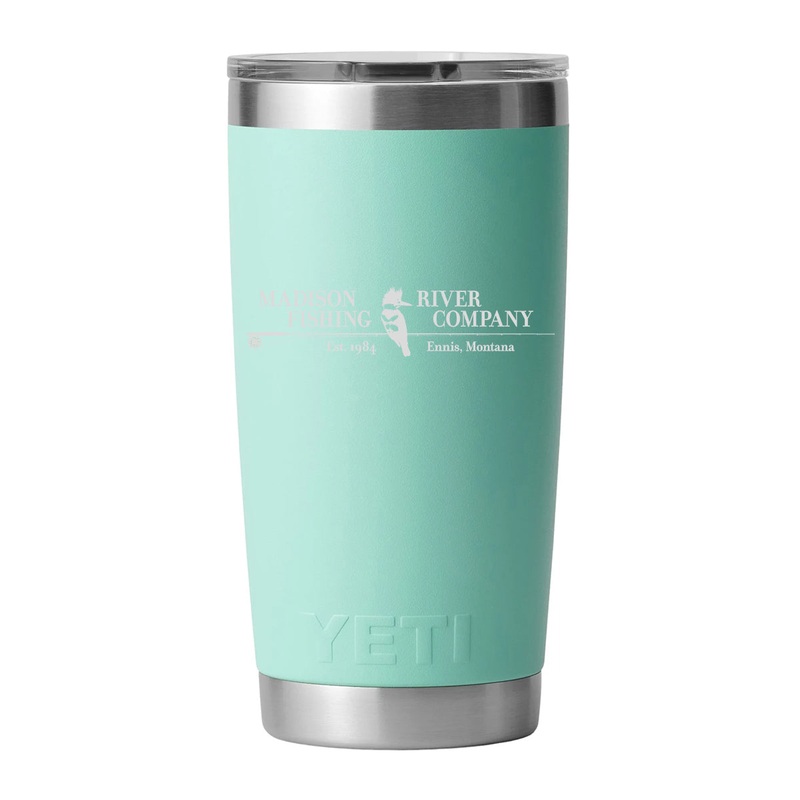 YETI MRFC Logo Rambler 20 oz Tumbler MS Seafoam