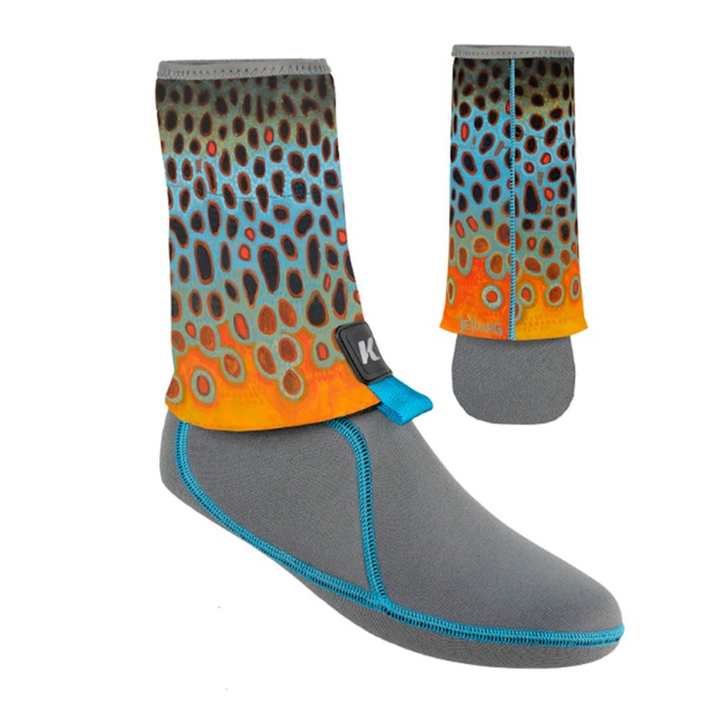 Korkers 3.5MM I-Drain Guard Sock Deyoung Brown Flank