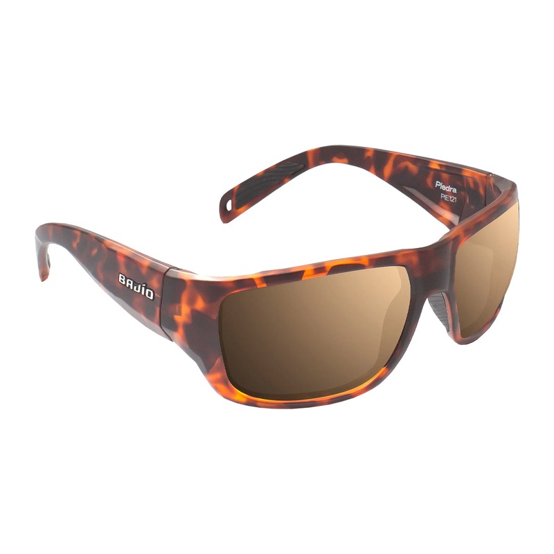 Bajio Piedra Sunglasses Brown Tortoise Matte Copper