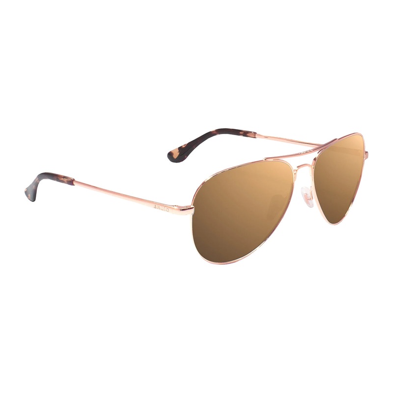 Bajio Soldado Sunglasses Rose Gold Satin Copper