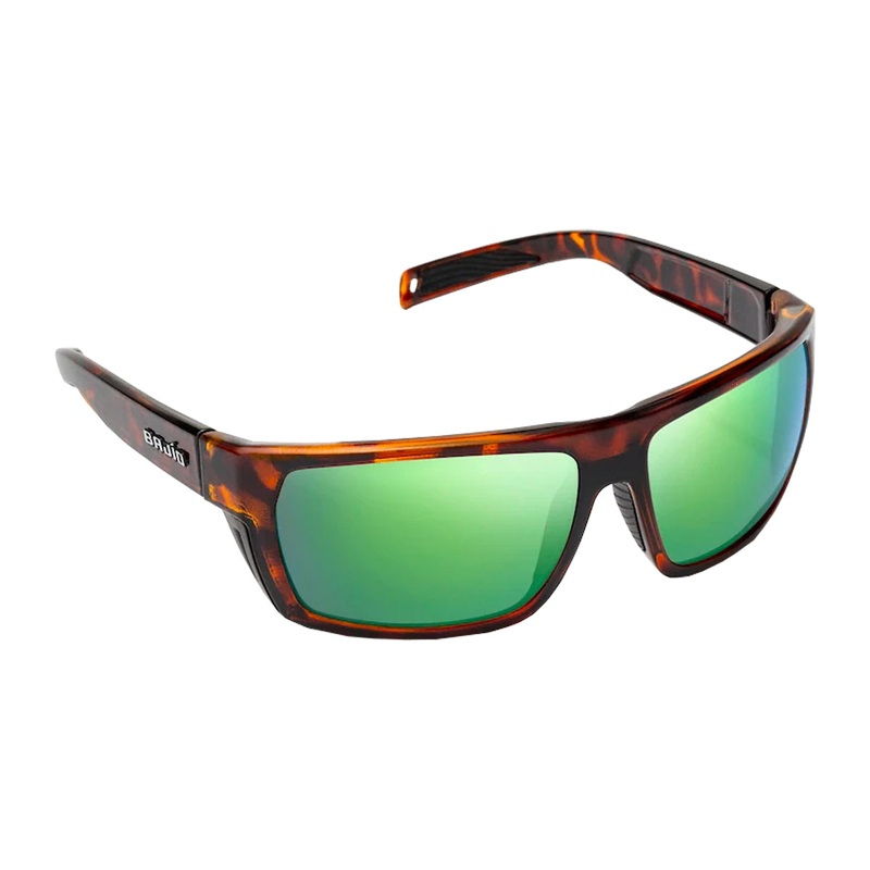 Bajio Sunglasses Palometa Bifocal Brown Tortoise Matte Green Mirror Poly