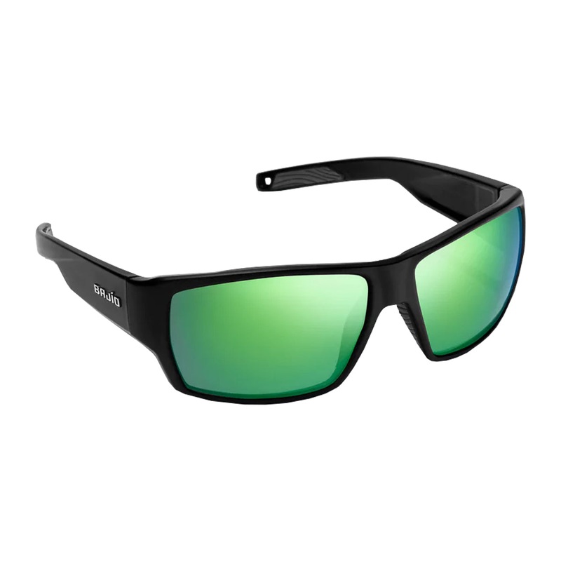Bajio Sunglasses Vega Bifocal Black Matte Green Mirror Poly