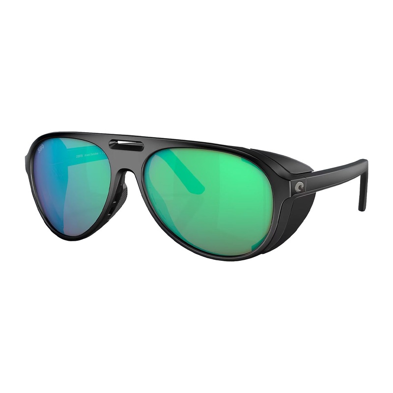 Costa Grand Catalina Sunglasses Matte Black Green Mirror 580G