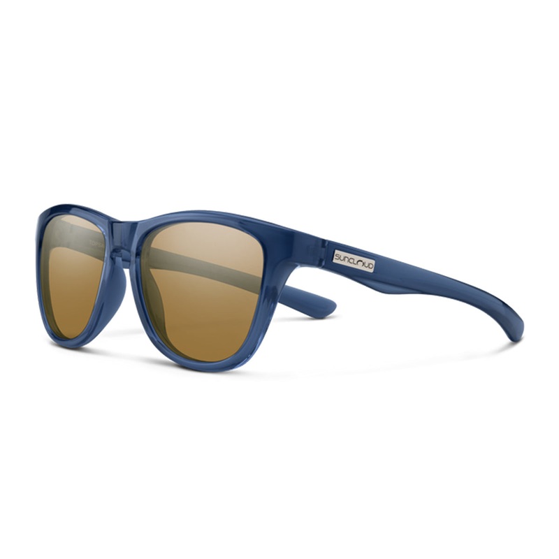 Suncloud Topsail Crystal Denim Polarized Brown